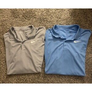 Nike Golf Men's Polo Shirt Lot Of 2 Size Men's Medium